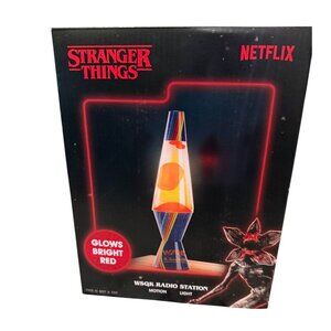 Stranger Things Lava Lamp with Motion Light - WSQK Radio Station